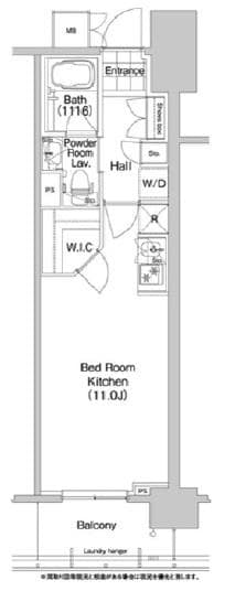 コンフォリア秋葉原EASTの物件間取画像