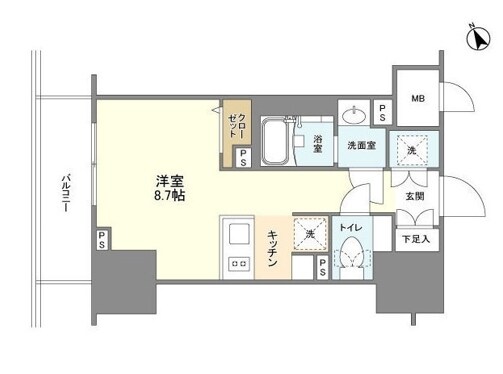 ＢＬＥＳＳ蔵前の物件間取画像