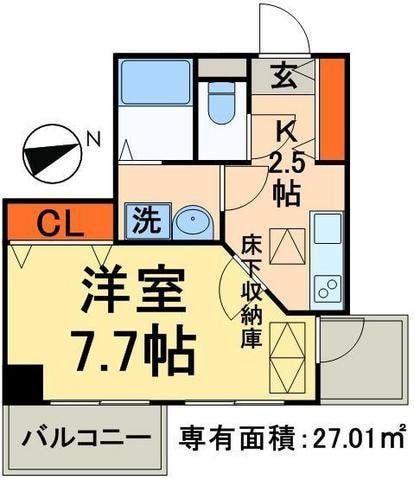 ミルパラッツォの物件間取画像