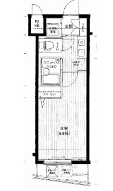 メインステージ日本橋小伝馬町の物件間取画像