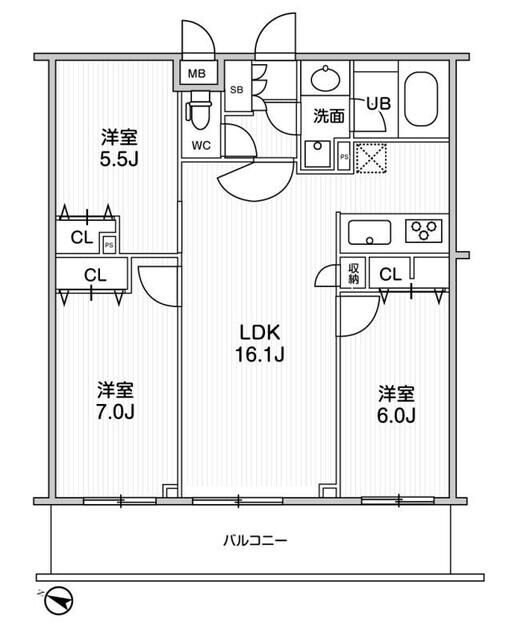 ＬＩＭＥ　ＲＥＳＩＤＥＮＣＥ　ＨＩＫＩＦＵＮＥの物件間取画像