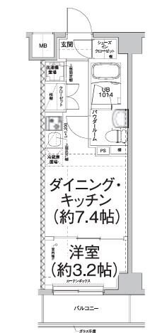 エルフォルテ東日暮里の物件間取画像