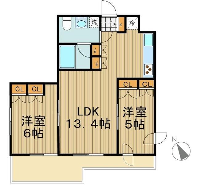 ドゥーエ日本橋の物件間取画像