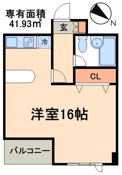 メゾンドヴィレ東神田の物件間取画像