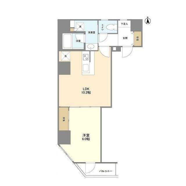 シェフルール新御徒町Iの物件間取画像