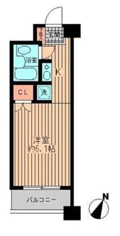 プライムアーバン勝どきの物件間取画像