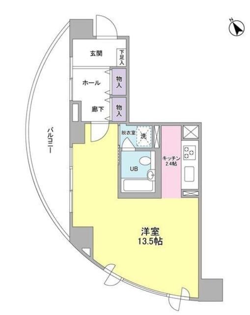 アーバンライフ月島駅前ウエストの物件間取画像