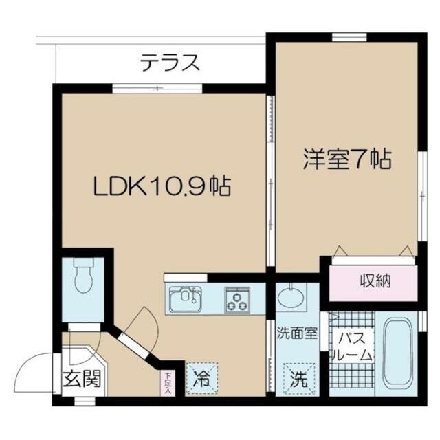 NSGATE勝どきの物件間取画像