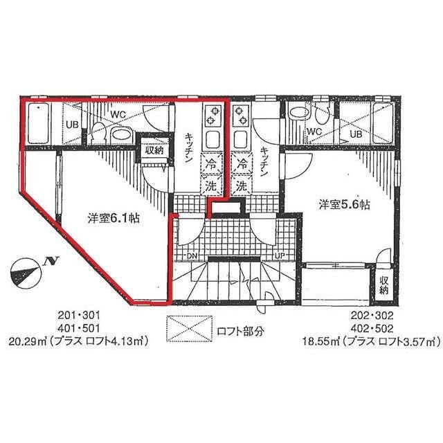 ビュークレスト御茶ノ水の物件間取画像