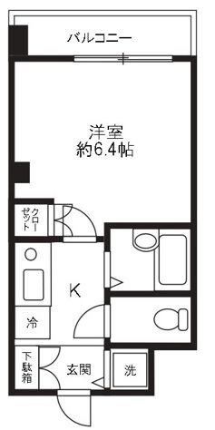 スタジオ根岸の物件間取画像