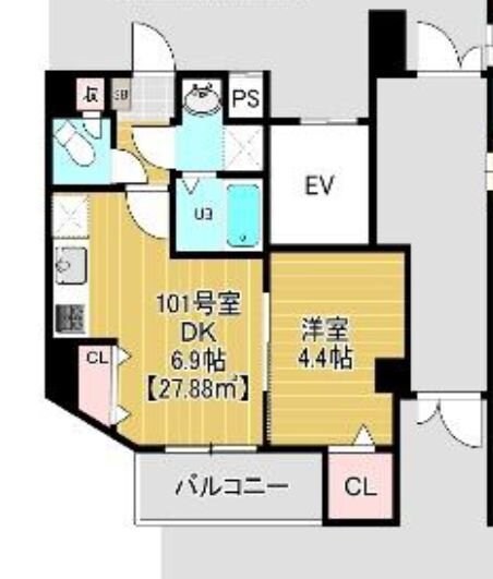 ミライズ南千住の物件間取画像