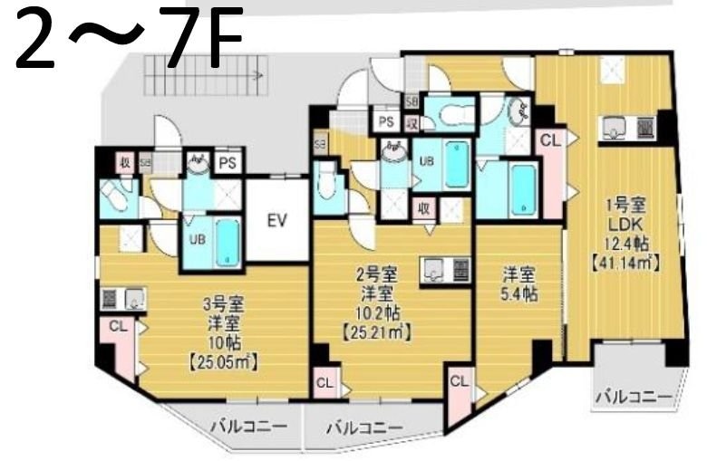 ミライズ南千住の物件間取画像