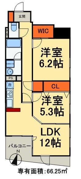 プライムアーバン日本橋大伝馬町の物件間取画像