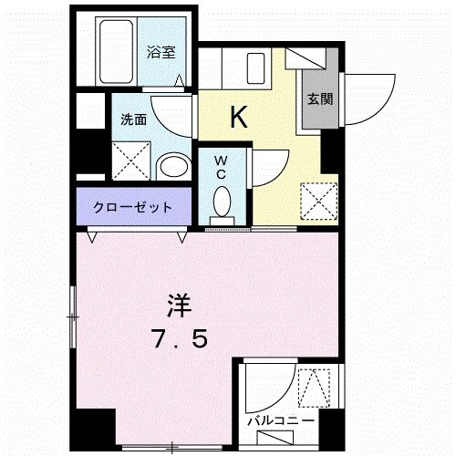 ヴェルデセゾンの物件間取画像