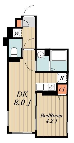 エルファーロ東日暮里の物件間取画像