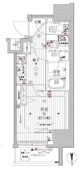 メインステージ浅草国際通りの物件間取画像