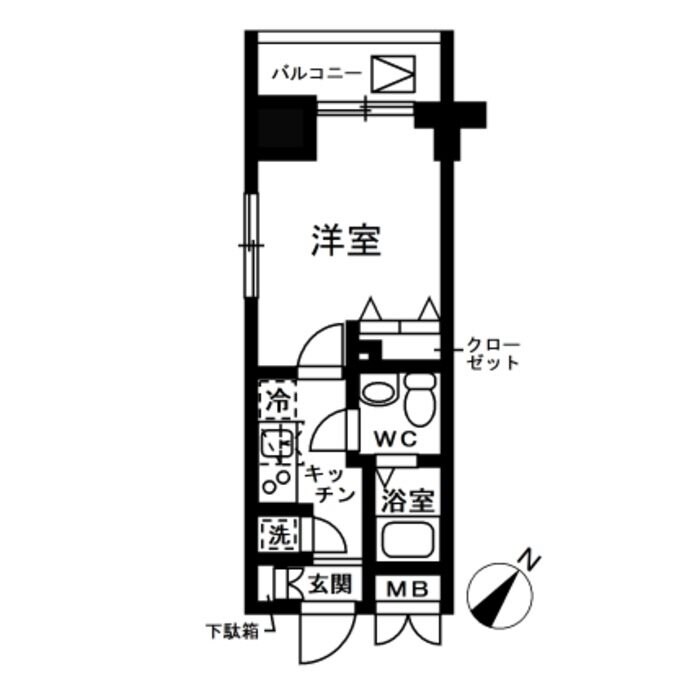 レジディア日本橋人形町IIの物件間取画像