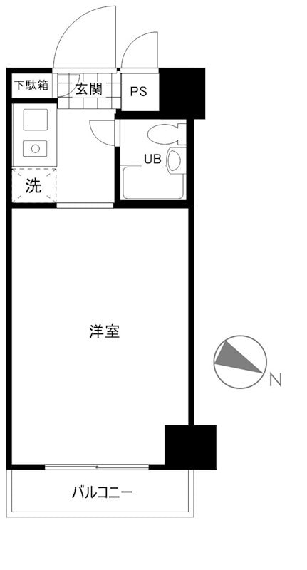 ペガサスマンション千束の物件間取画像