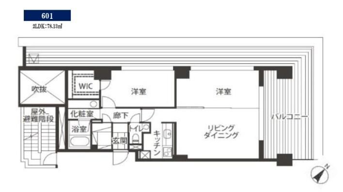 富士見デュープレックスビズの物件間取画像