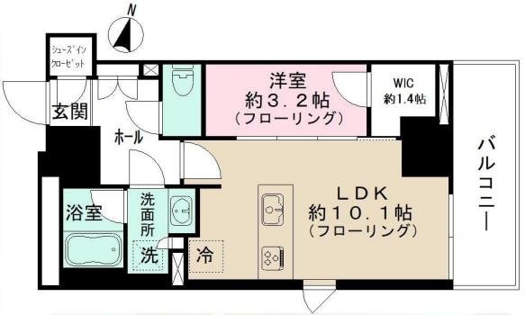 パークリュクス神田多町の物件間取画像