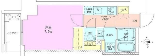 半蔵門レジデンスの物件間取画像