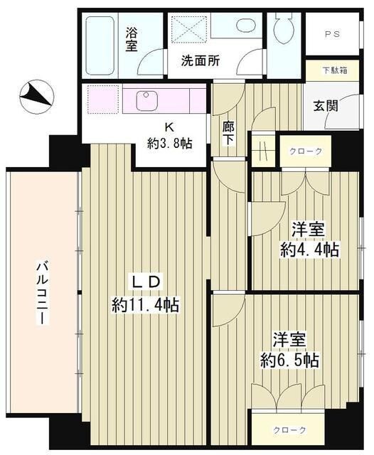 リバー＆タワーの物件間取画像
