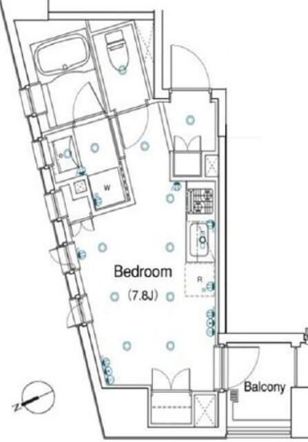 Brillia ist 銀座東の物件間取画像