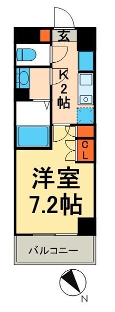 レジディア日本橋馬喰町２の物件間取画像