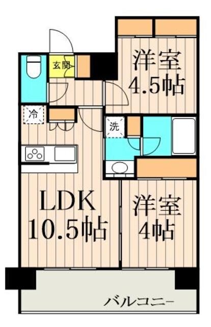 アーバネックス浅草の物件間取画像