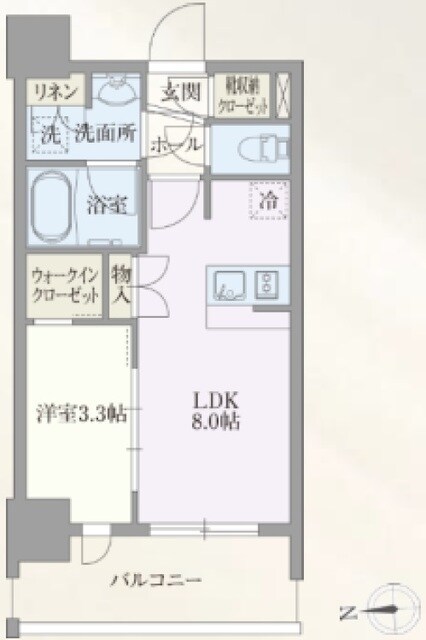 ライトテラス浅草の物件間取画像