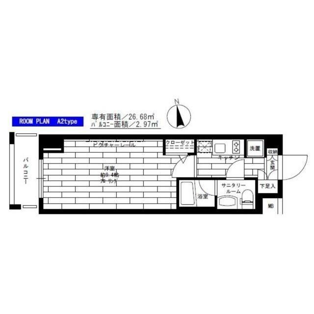 ステージファースト新御徒町の物件間取画像