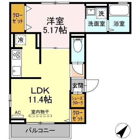 ラリュール江戸川Iの物件内観写真