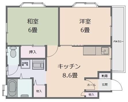 ガーデンハウス山勝の物件間取画像