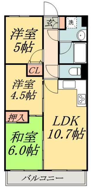 ライオンズマンション立石リバーサイドの物件間取画像