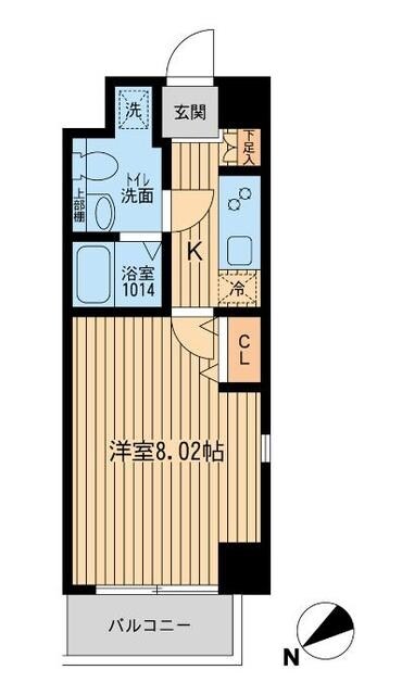 ＨＦ葛西レジデンスの物件間取画像