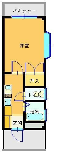 ロイヤルハイツ・IIの物件間取画像