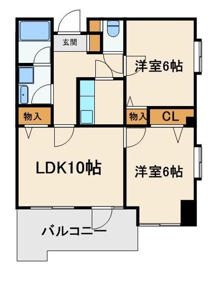 メゾンサンセールの物件間取画像