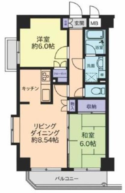 ファインコート立石の物件間取画像