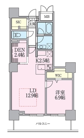 ロイヤルパークスタワー南千住の物件間取画像