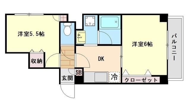 ＫＯＤＡヒルズ西小岩の物件間取画像