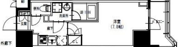 S-RESIDENCE曳舟の物件間取画像