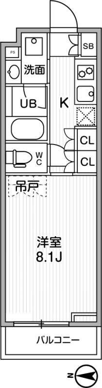 リテラス清澄白河の物件間取画像