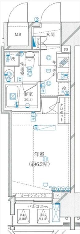 ライズコート東京イーストの物件間取画像