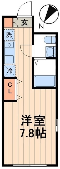 ラングタール篠崎の物件間取画像