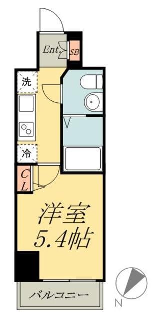 フェルクルールプレスト堀切菖蒲園の物件間取画像