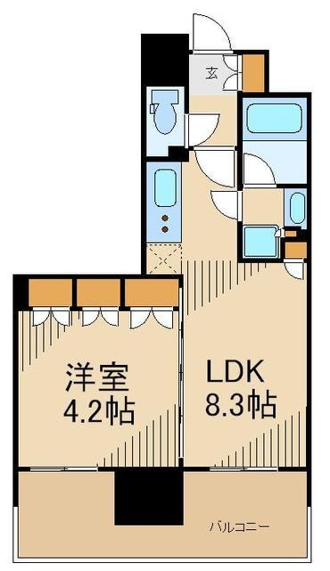 パークアクシス浅草・田原町の物件間取画像