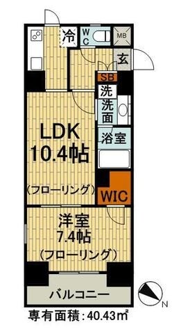 KDX岩本町レジデンスの物件間取画像