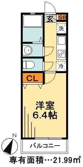 リリックコート長島の物件間取画像