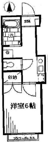 リリックコート平和橋の物件間取画像