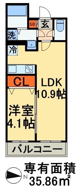 エクセレント東綾瀬の物件間取画像